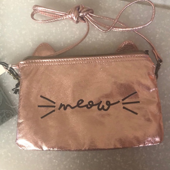 Cat metallic purse by T shirts & Jeans NWT - Picture 2 of 8